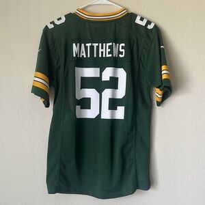 Green Bay Packers Clay Matthews Nike On Field Jersey Size Youth L 14-16
